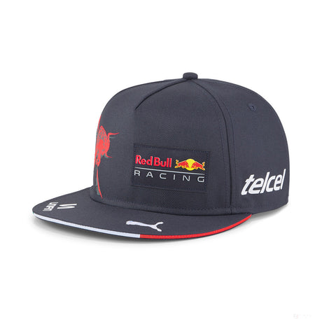 Red Bull Sergio Perez Flatbrim Cap, Blue, 2022 - FansBRANDS®