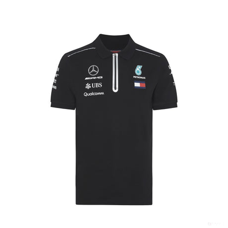 Mercedes Polo, Team, Black, 2018 - FansBRANDS®