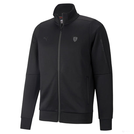 Ferrari Jacket, Puma Style T7 Track, Black, 2021 - FansBRANDS®