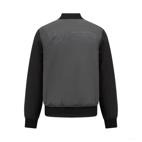 Mercedes Bomber Jacket, Grey, Black - FansBRANDS®