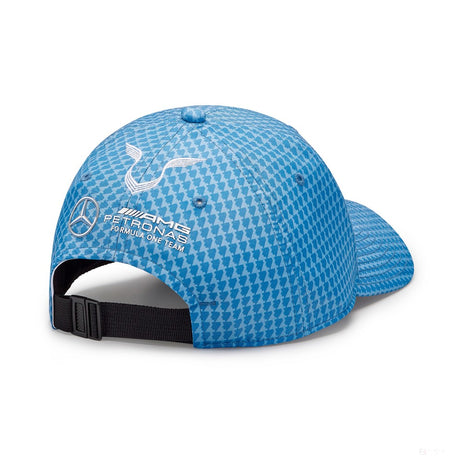 Mercedes Team Lewis Hamilton Col Driver Baseball Cap, Denim Blue, 2023 - FansBRANDS®