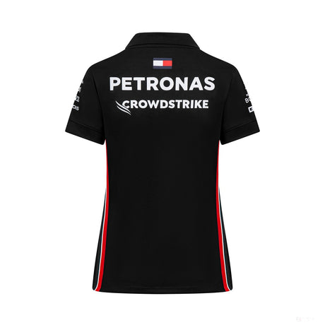 Mercedes Team Womens Polo, Black, 2023 - FansBRANDS®