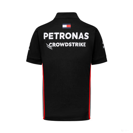 Mercedes Team Mens Polo, Black, 2023 - FansBRANDS®
