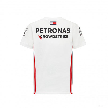 Mercedes Team Kids Driver Tee, White, 2023 - FansBRANDS®