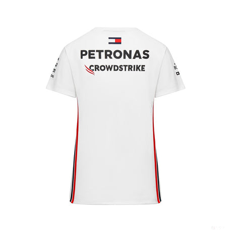 Mercedes Team Womens Driver Tee, White, 2023 - FansBRANDS®