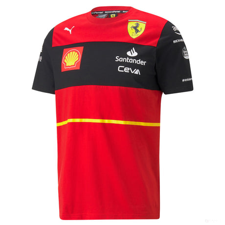 Puma Ferrari Carlos Sainz, T-shirt, Red, 2022 - FansBRANDS®