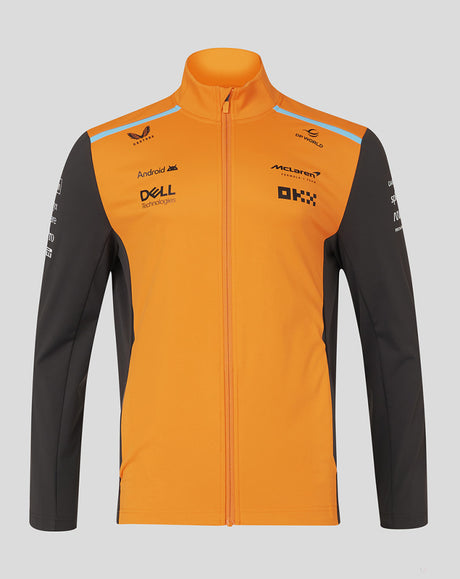 McLaren jacket, Castore, team, softshell, gray, 2024 - FansBRANDS®