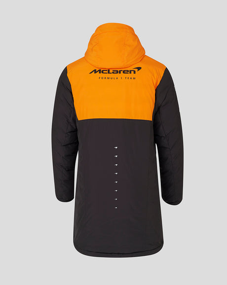 McLaren jacket, Castore, team, longline padded, gray, 2024